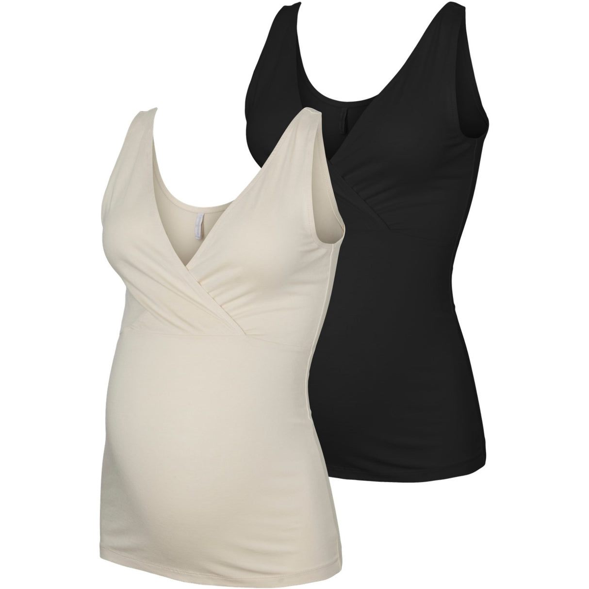 Mama;licious Birch Black Mlhelena Crossy Sl Topp Jrs 2F 2-P