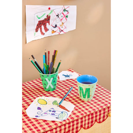 Rice Flowers Medium Melamin Kopp Med The Letter M