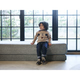 Hust & Claire Biscuit Pelle Stickad Strong Man