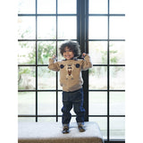 Hust & Claire Biscuit Pelle Stickad Strong Man