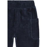 Hust & Claire More Navy Gus Ribbed Velour