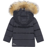 Ver De Terre 600 Navy Baby Down Jacka W/Fur