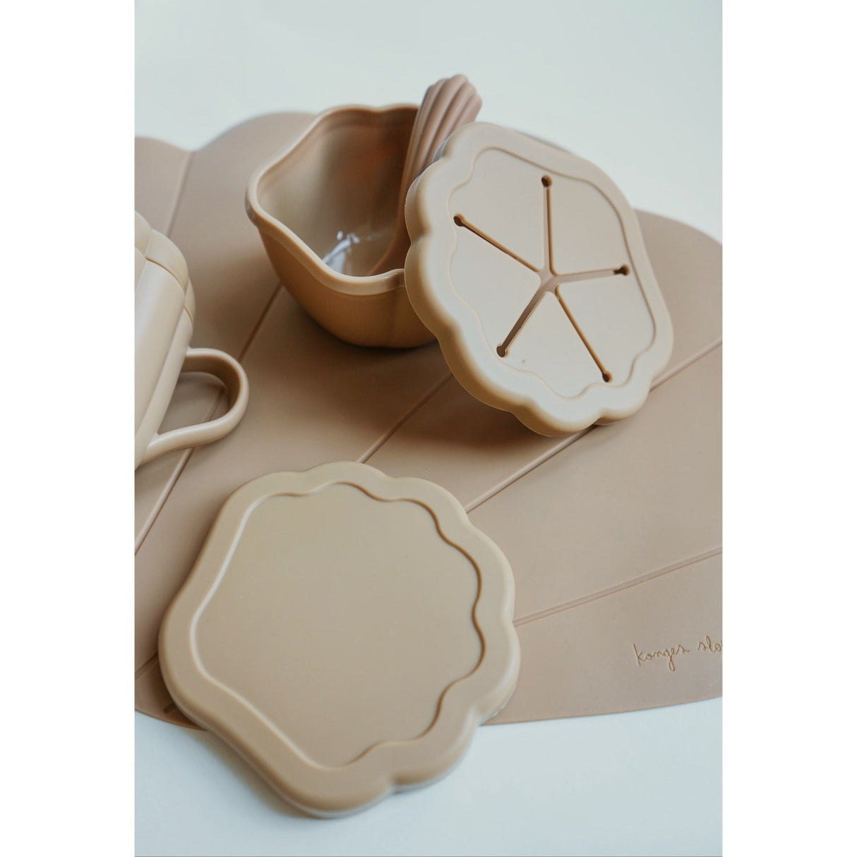 Konges Sløjd Terra Cotta Silikon Clam Sett