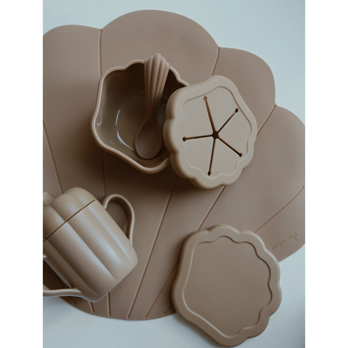 Konges Sløjd Terra Cotta Silikon Clam Sett