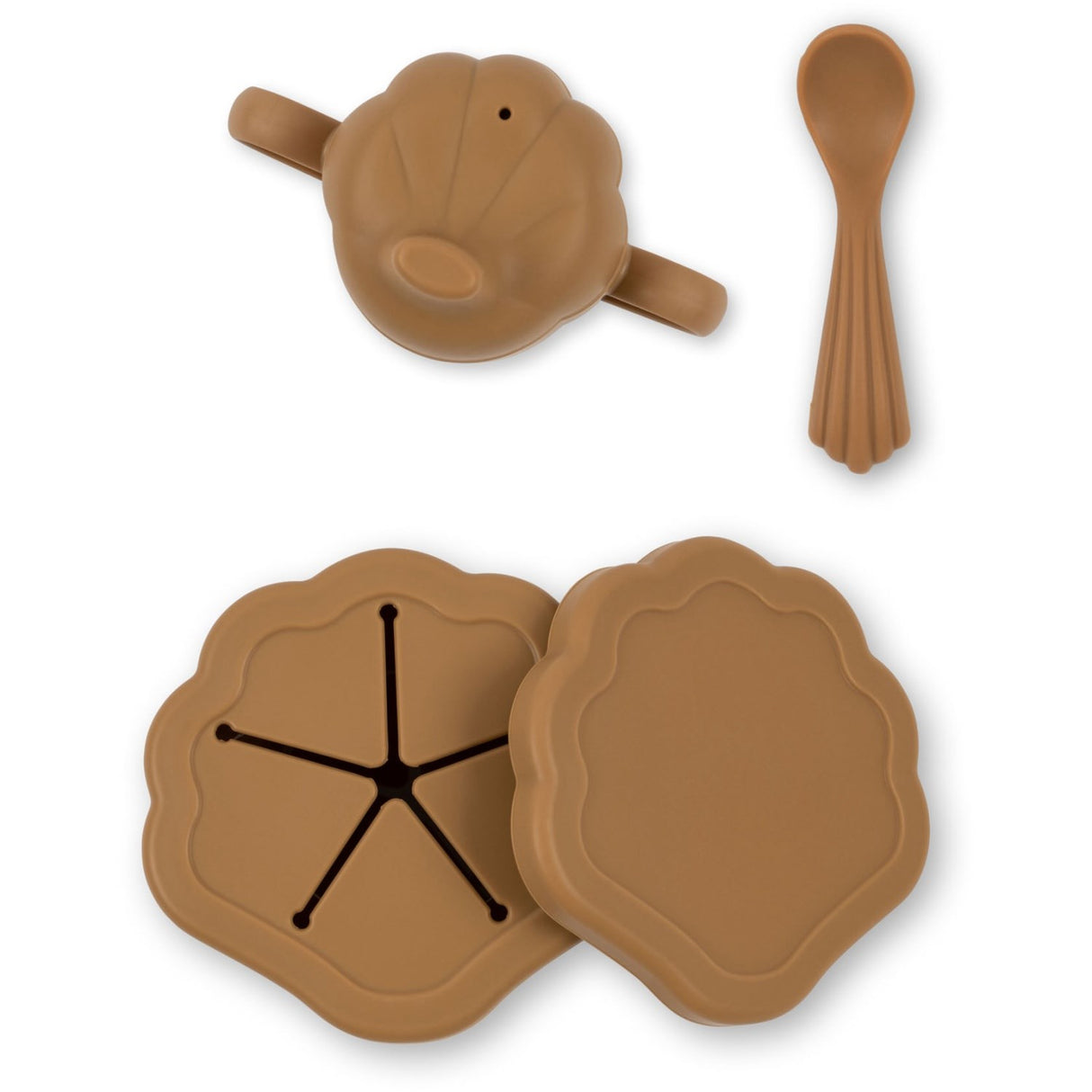 Konges Sløjd Terra Cotta Silikon Clam Sett
