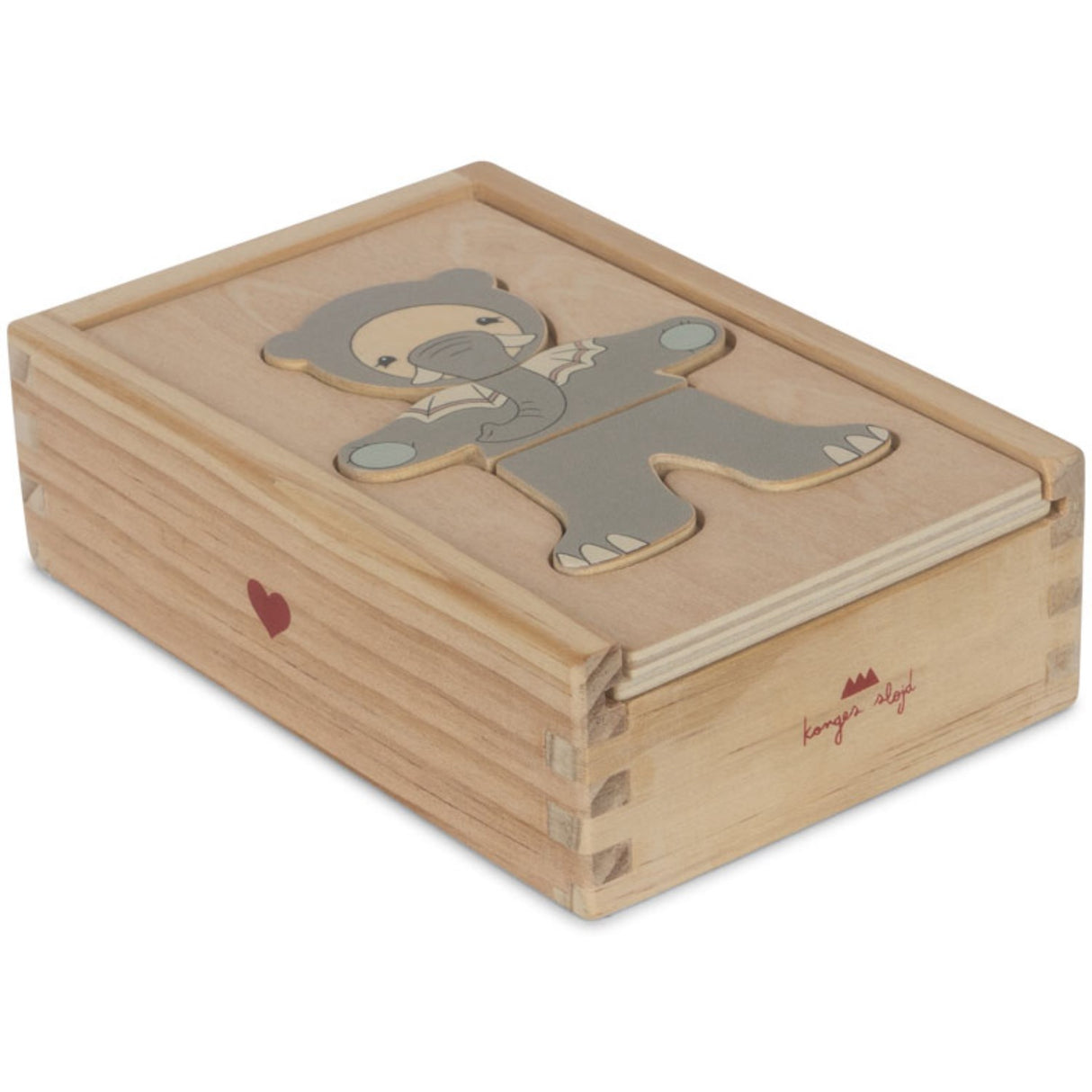 Konges Sløjd Multi Wooden Nallebjörn Klänning Up Animals Fsc