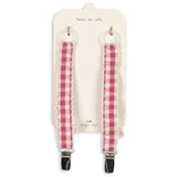 Konges Sløjd Bubblegum Check 2 Pack Napp Rem