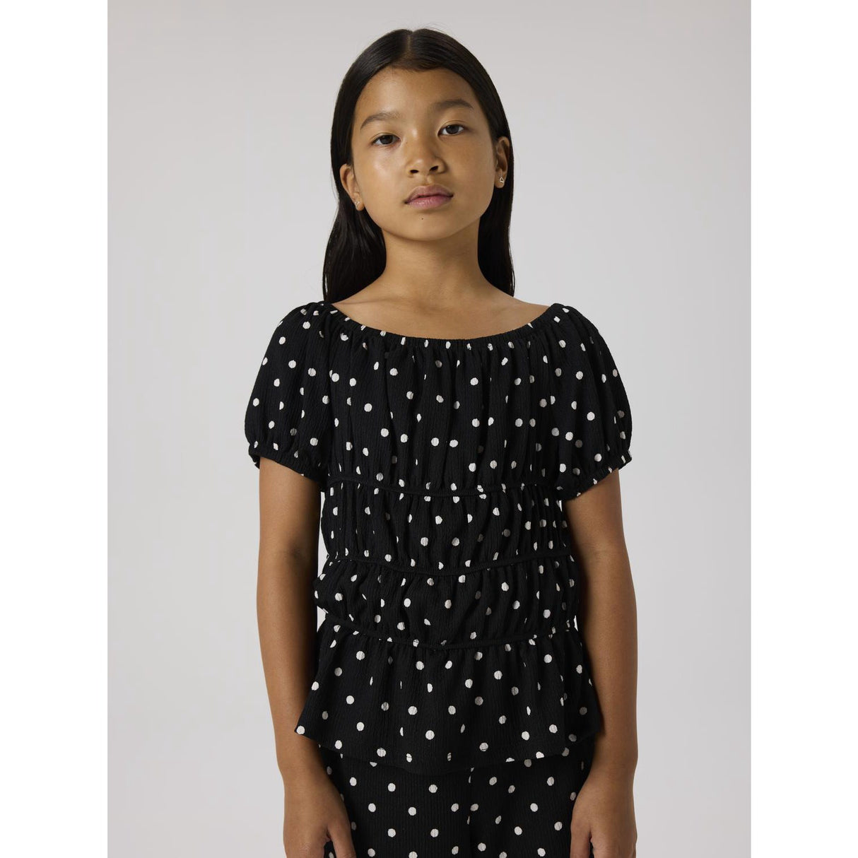 Name It Black Nkfrachel Ss Topp