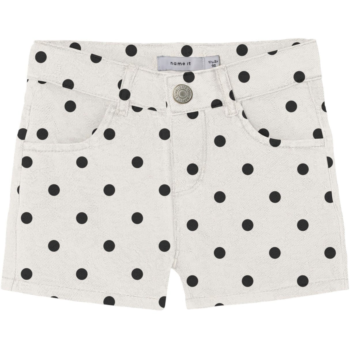 Name It Antique White Dot Nmfrose Twi Shorts 1559-Td