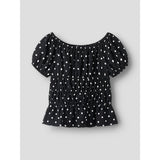 Name It Black Nkfrachel Ss Topp