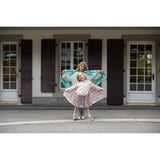 Great Pretenders The 5th Avenue Paillette Cape, Gold/Light Pink