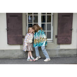 Great Pretenders The 5th Avenue Paillette Cape, Gold/Light Pink