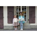 Great Pretenders The 5th Avenue Paillette Cape, Gold/Light Pink