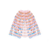 Great Pretenders The 5th Avenue Paillette Cape, Gold/Light Pink