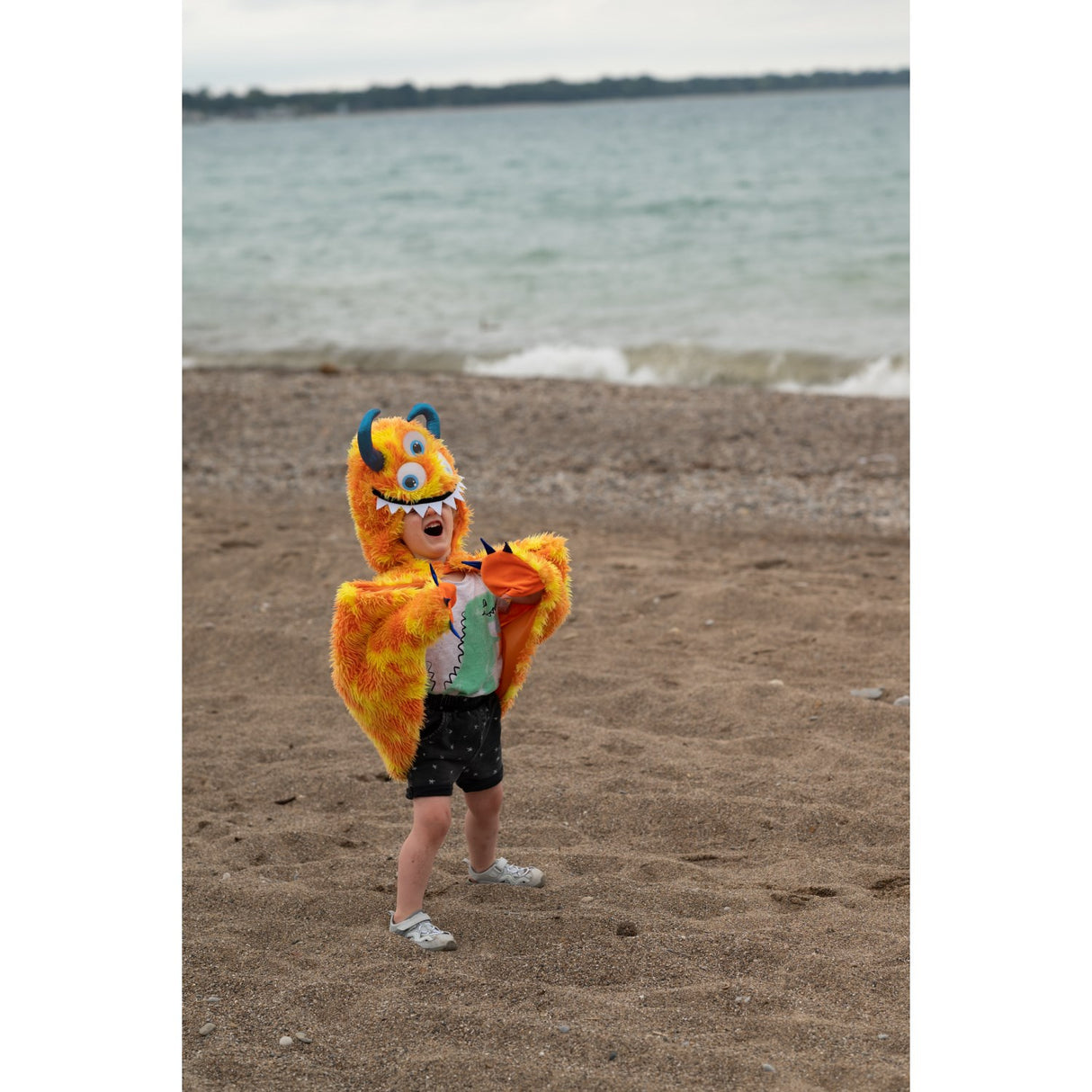 Great Pretenders Giggle The Monster Cape, Orange/Yellow