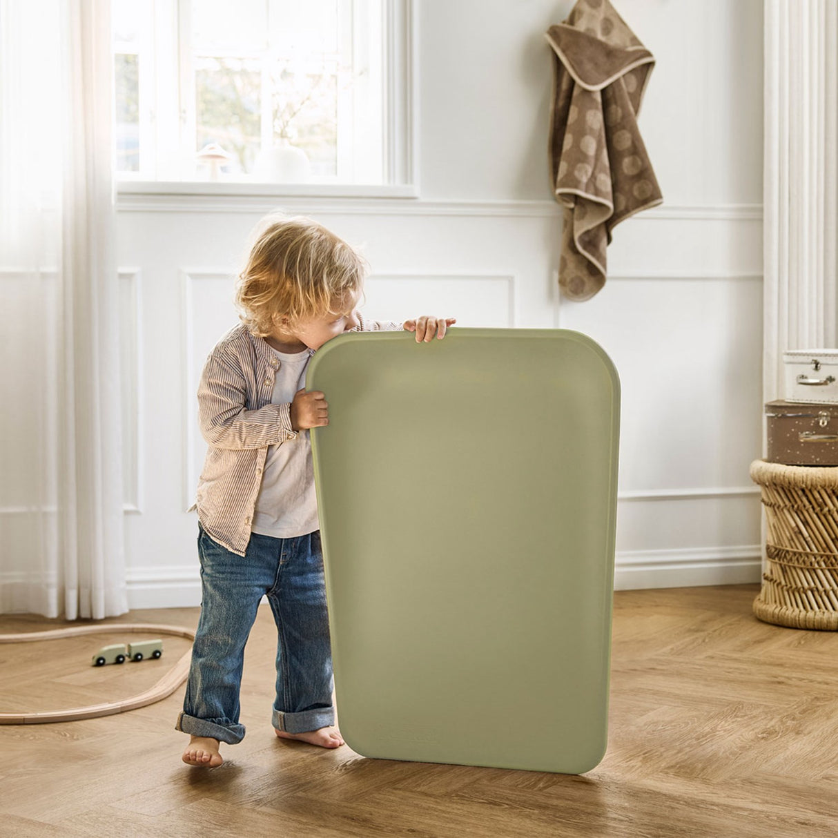 Leander Olive Leander Matty™ Skötbädd