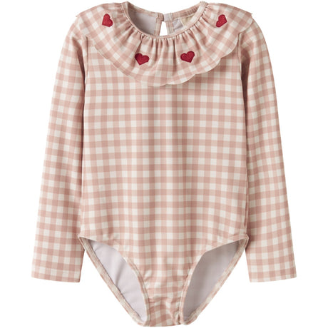 Lil'Atelier Misty Rose Nmffinley Ls Baddräkt Lil