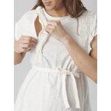 Mama;licious Snow White Crochet Mlalisa Mary Keps Jrs Topp 2F. Noos