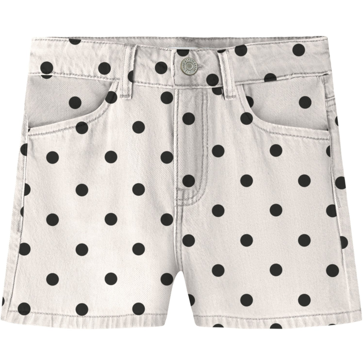 Name It Antique White Dot Nkfrose Twi Shorts 1559-Td