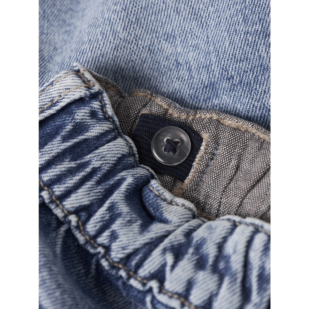 Name It Light Blue Denim Nmmben Loose Dnm Bermuda 8620-Bc Noos