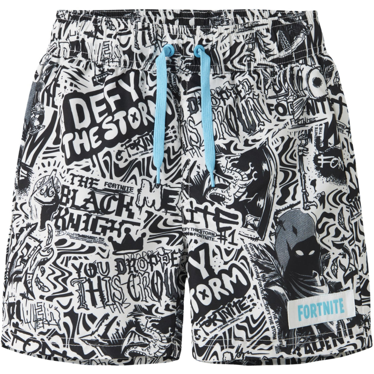 Name It Bright White Nkmmarki Fortnite Swimshorts Bfu