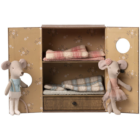 Maileg Ballet Mus I Dansestudie, Lillesøster Och Lillebror