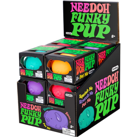 NeeDoh Funky Pup 4 Asst. CDU