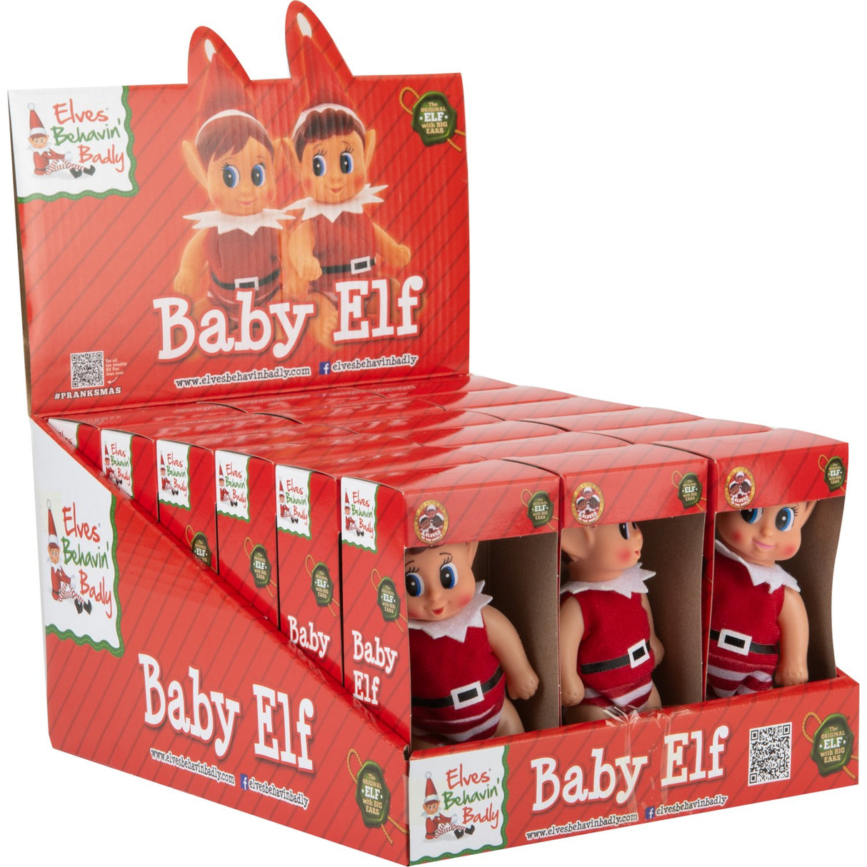 Elves Behavin' Badley Baby Elf Docka Xcm 2 Asst. CDU