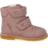 Angulus Faded Rose/Multi Glitter TEX Boot med glittrande glitterhjärtan