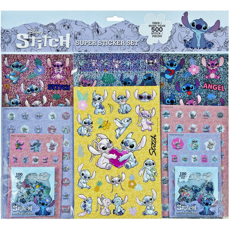 Undercover Disney Stitch Mega Sett Klistermærker