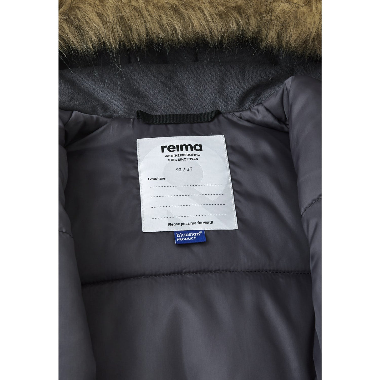Reima Gotland Soft Black Reimatec Vinter Flygdräkt