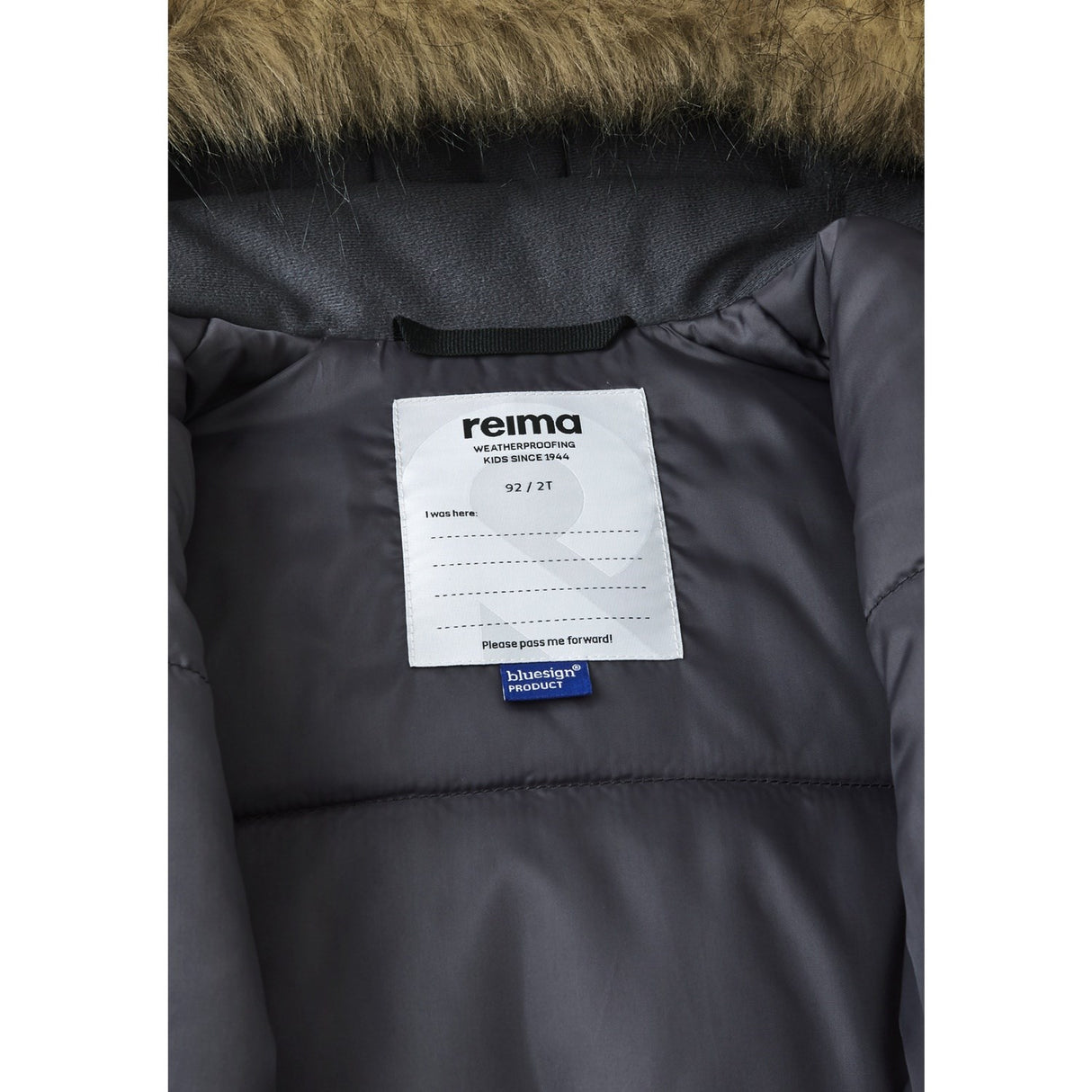 Reima Gotland Soft Black Reimatec Vinter Flygdräkt