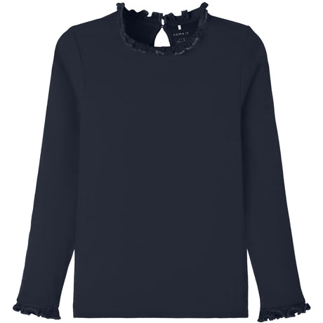 Name It Dark Sapphire Nmfprakula Ls Slim Topp