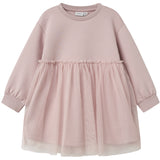 Name It Burnished Lilac Nmfkersti Sweat Klänning Unb