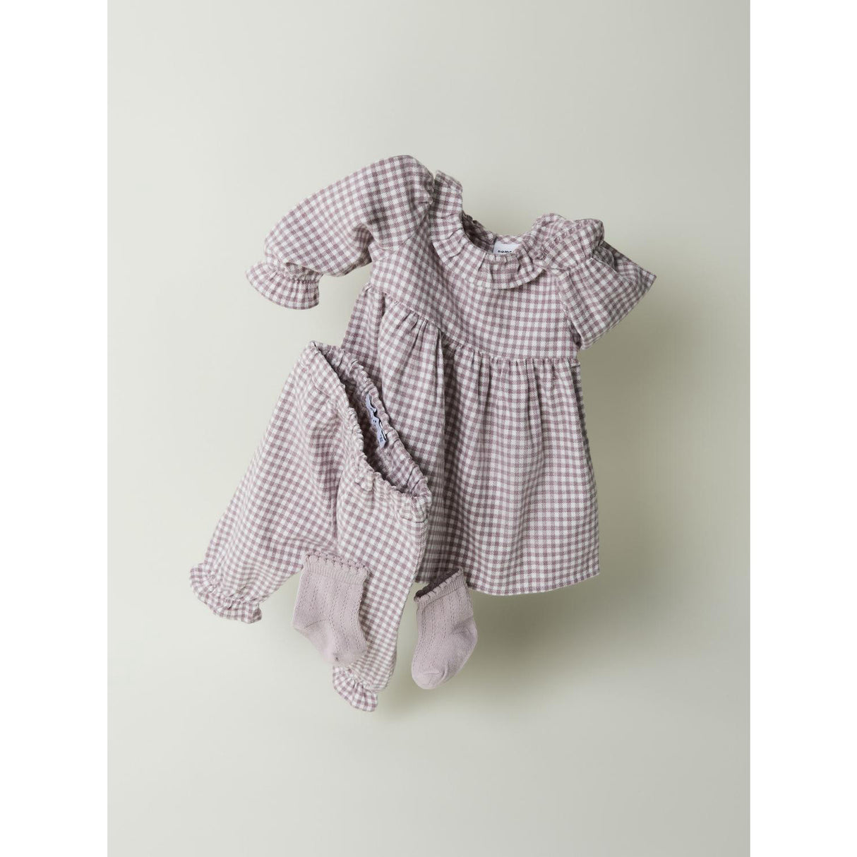 Name It Toadstool Cloud Dancer Nbfoninka Ls Klänning