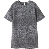 Name It Night Owl Grey Leopard Nkfleo Twill Klänning 4002-Td T