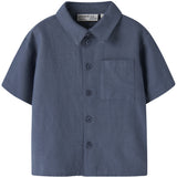Name It Vintage Indigo Nmmfaher Ss Skjorta