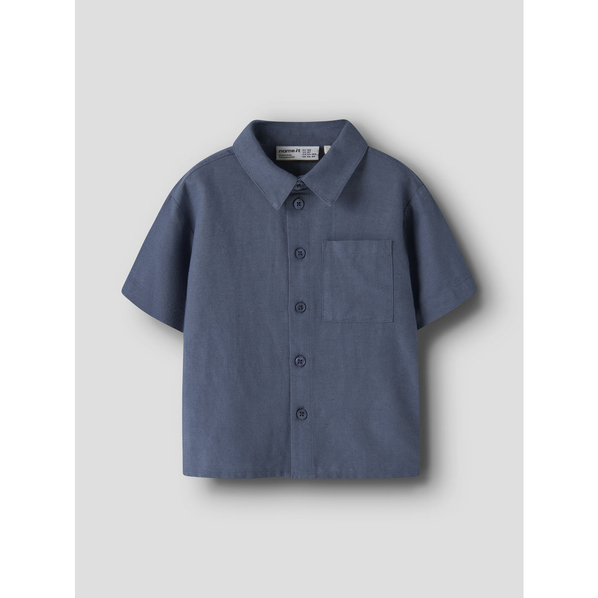Name It Vintage Indigo Nmmfaher Ss Skjorta