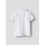 Name It Bright White Nmmfen Ss Pikétröja