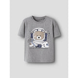 Name It Grey Melange Nmmdilka Ss Nreg Topp Box