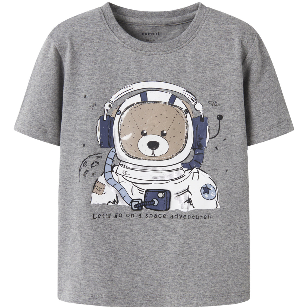 Name It Grey Melange Nmmdilka Ss Nreg Topp Box