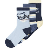 Name It Blue Fog Nmmdarvin 3P Strumpor