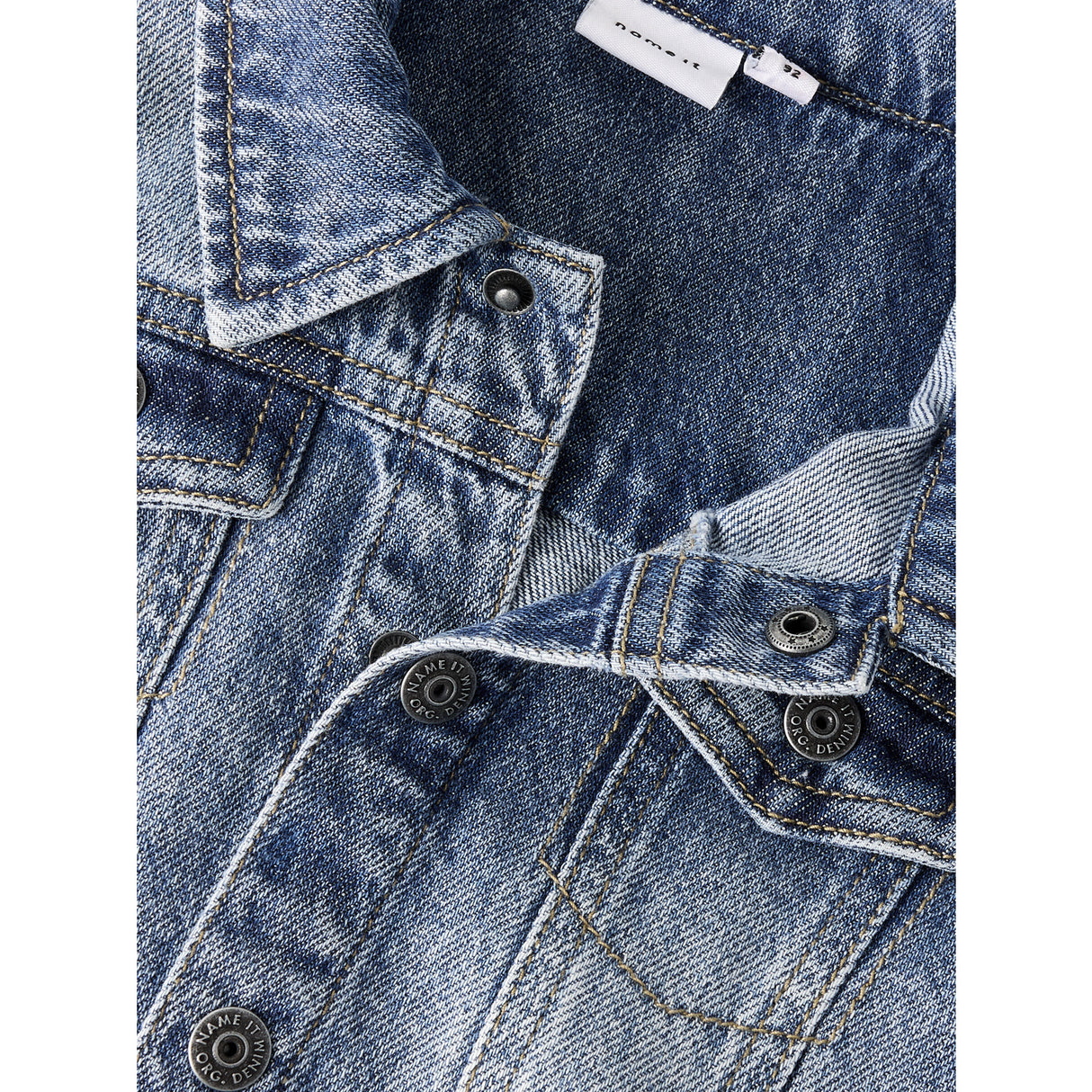 Name It Medium Blue Denim Nmmnick Ls Dnm Jacka 3148-Xs D