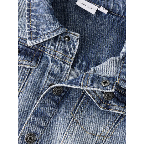 Name It Medium Blue Denim Nmmnick Ls Dnm Jacka 3148-Xs D