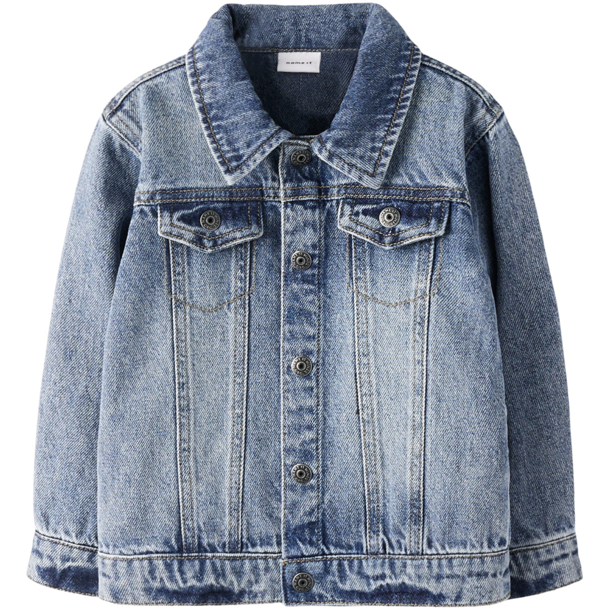 Name It Medium Blue Denim Nmmnick Ls Dnm Jacka 3148-Xs D