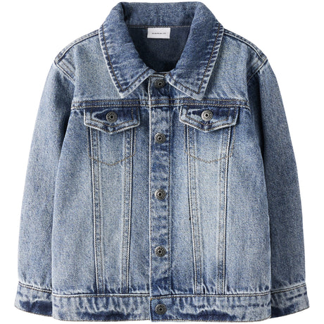 Name It Medium Blue Denim Nmmnick Ls Dnm Jacka 3148-Xs D
