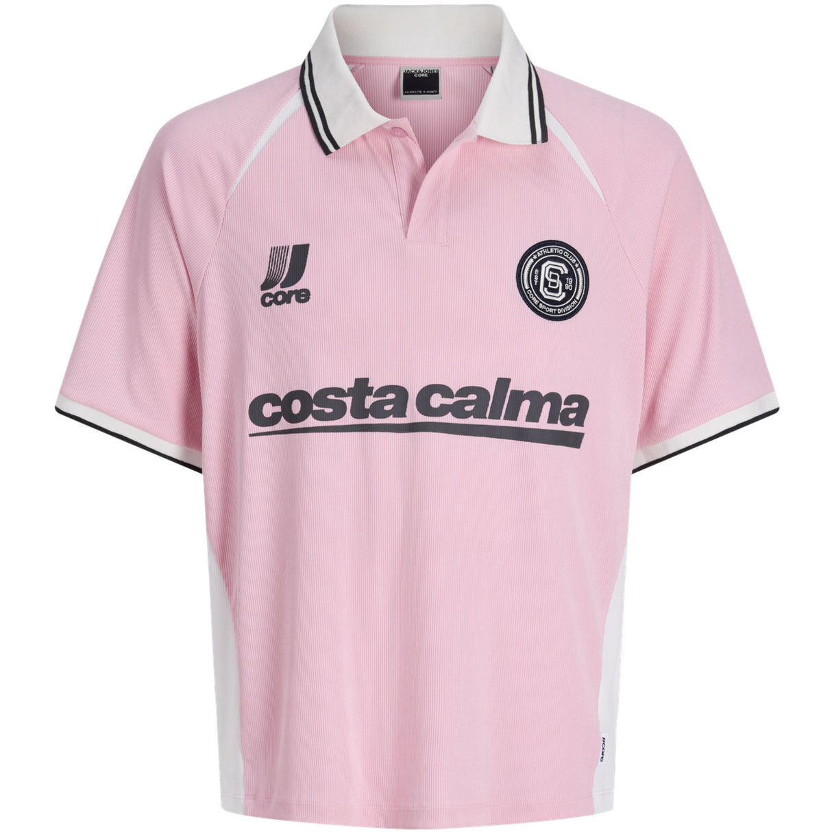 Jack & Jones Junior Sweet Lilac Jcoclub Ribbed Football Pikétröja Ss Jnr