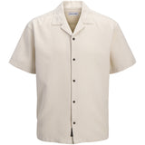 Jack & Jones Junior Moonbeam Jjglobal Waffle Resort Skjorta Ss Jnr