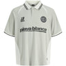 Jack & Jones Junior Vapor Blue Jcoclub Ribbed Football Pikétröja Ss Jnr