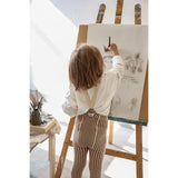 Silly Silas Granola X Cream Striped Special Footless Strumpbyxar